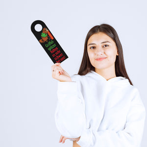 Biber Türhänger mit Spruch: Griffelspitzer haben keinen Zutritt!