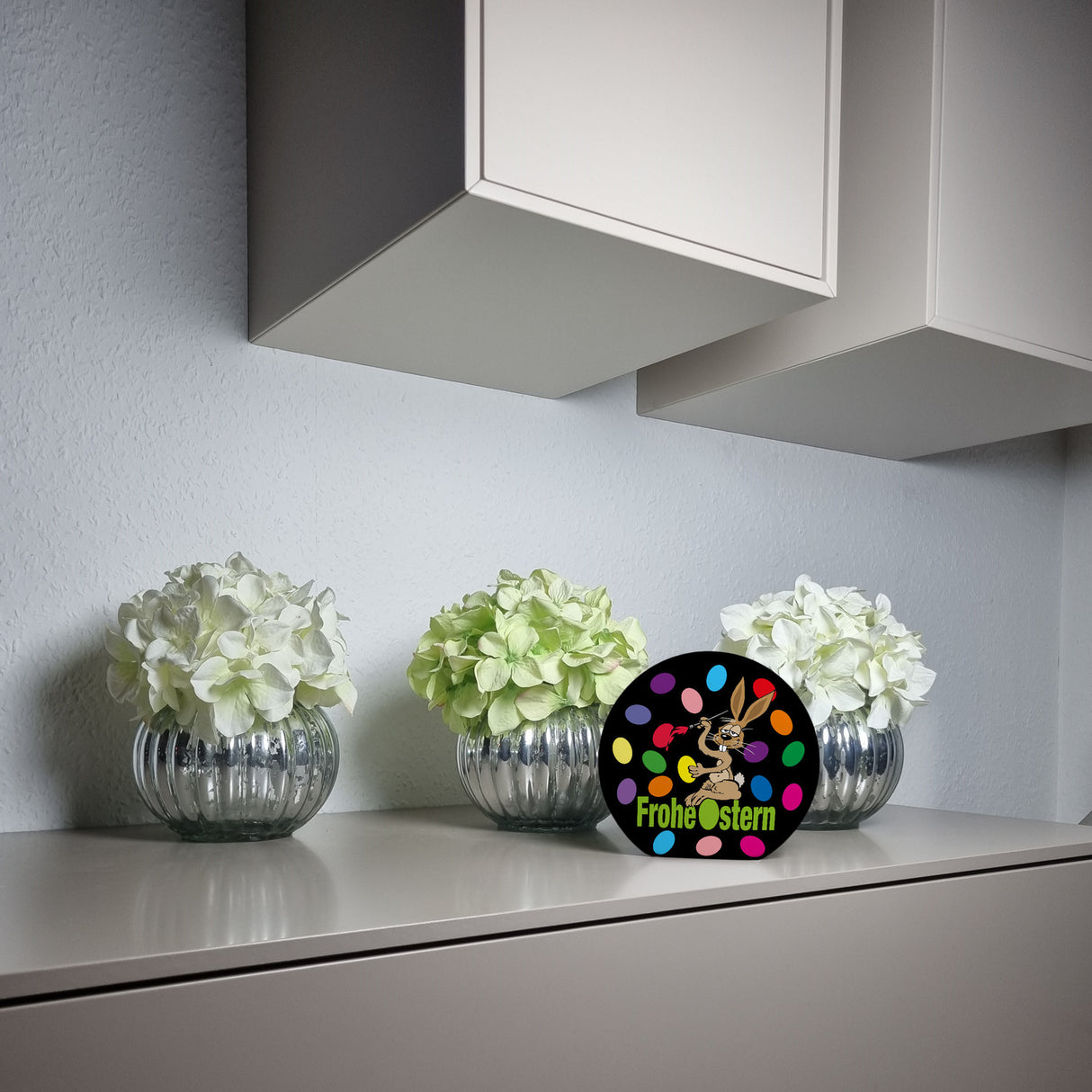 Osterhase Spardose mit Spruch: Frohe Ostern