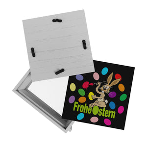 Osterhase Spardose mit Spruch: Frohe Ostern