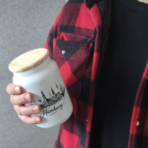 Skyline Hamburg Stadtsilhouette Keksdose