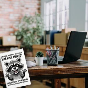 Waschbär Humor Spruch Souvenir Souvenir Magnet für Kollegen