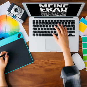 Meine Frau sagt ich habe nur zwei Fehler Tasse - Ich höre nicht zu und noch was