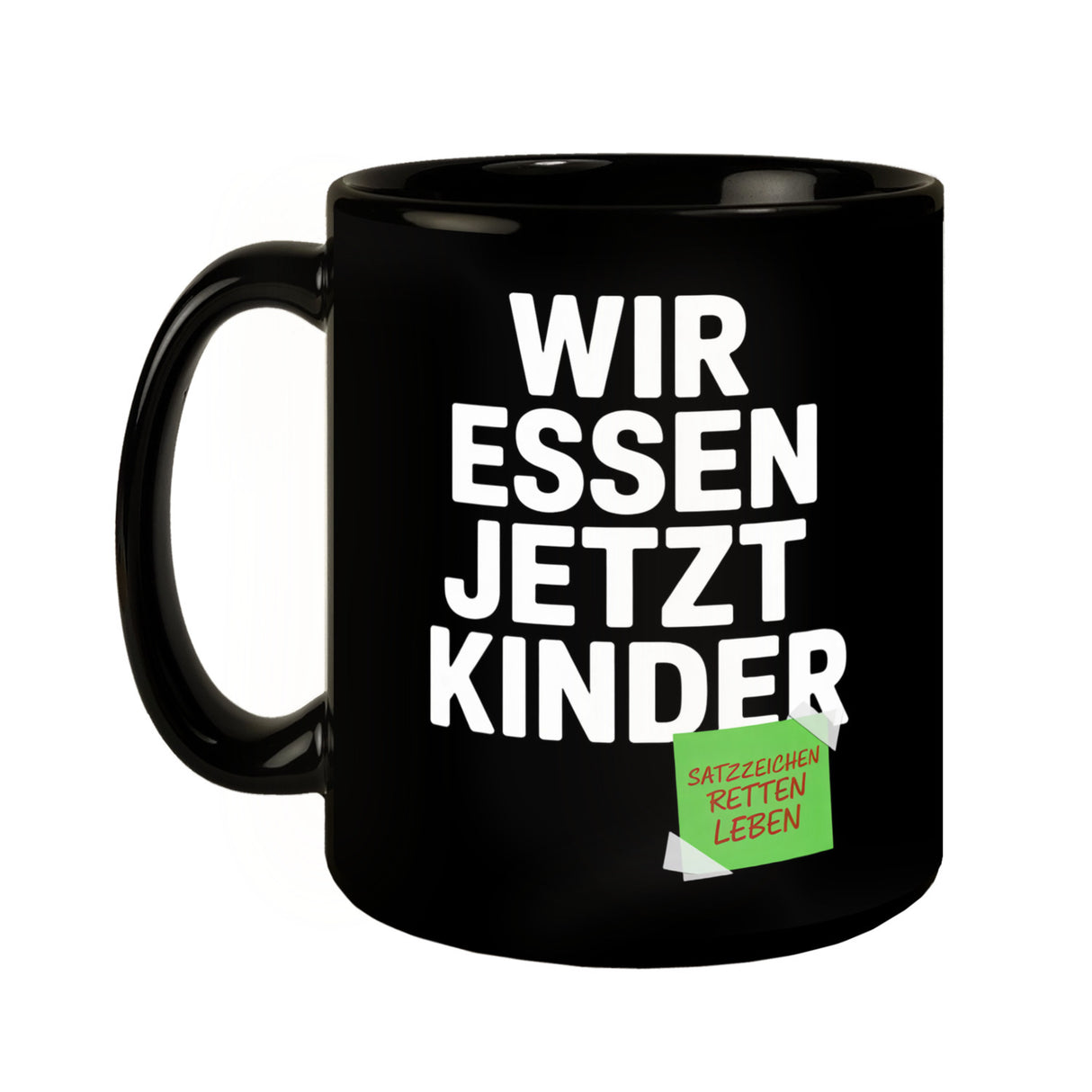 Satzzeichen retten Leben Tasse für Lehrer