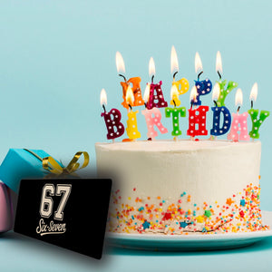 67 six-seven Meme Schreibtischunterlage 69x31cm XXL Mauspad für Social Media und Internetfans