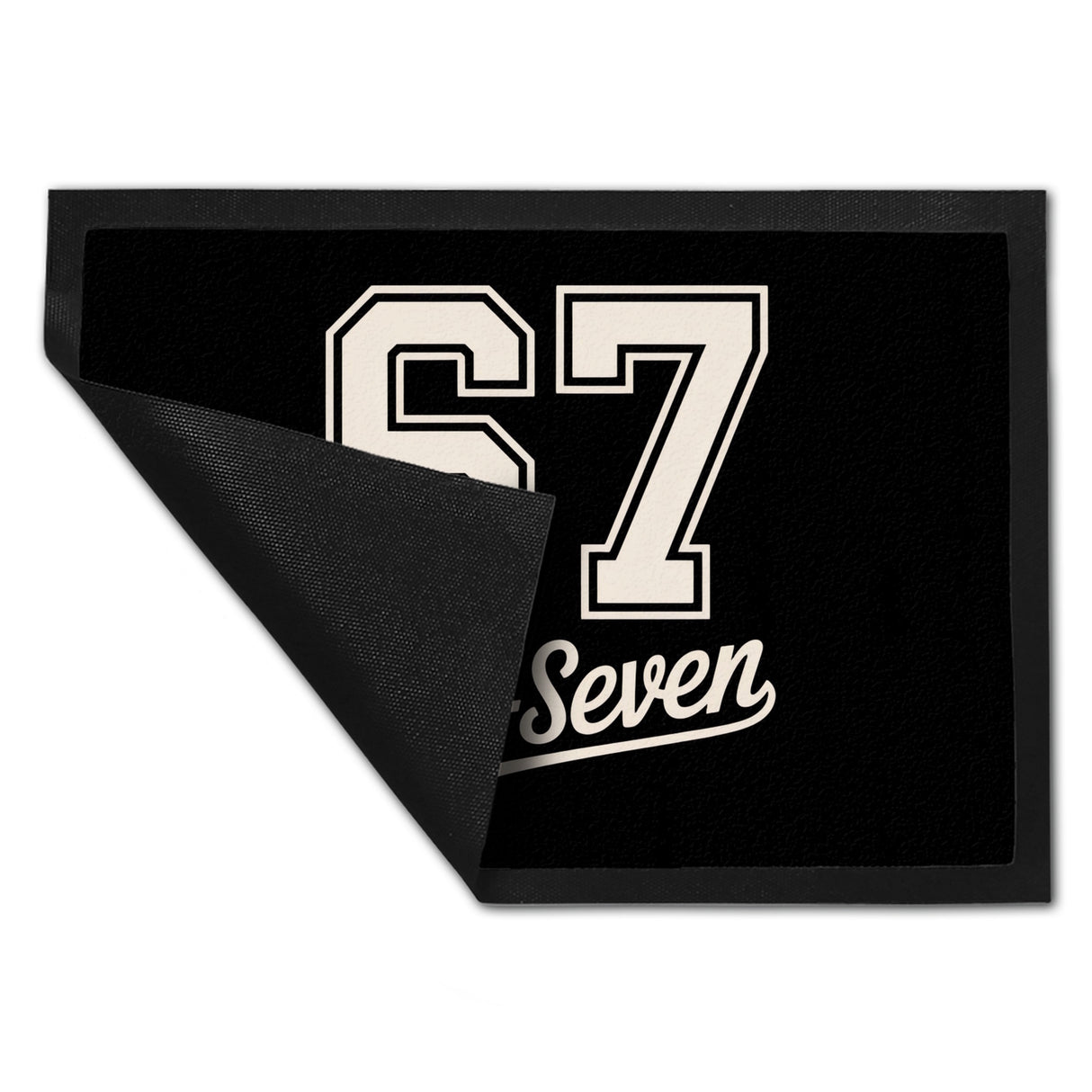 67 six-seven Meme Fußmatte in 35x50 cm für Social Media und Internetfans