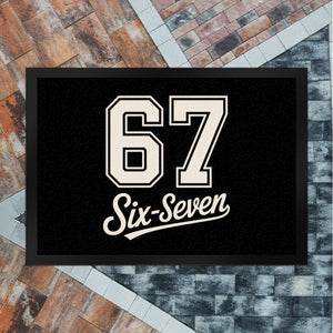 67 six-seven Meme Fußmatte in 35x50 cm für Social Media und Internetfans
