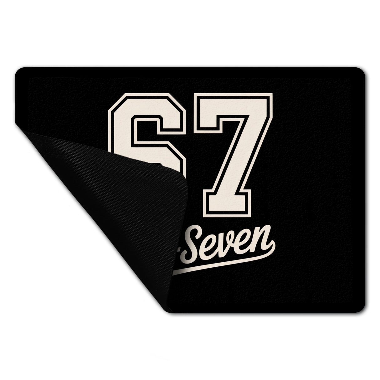 67 six-seven Meme Fußmatte in 35x50 cm ohne Rand für Social Media und Internetfans