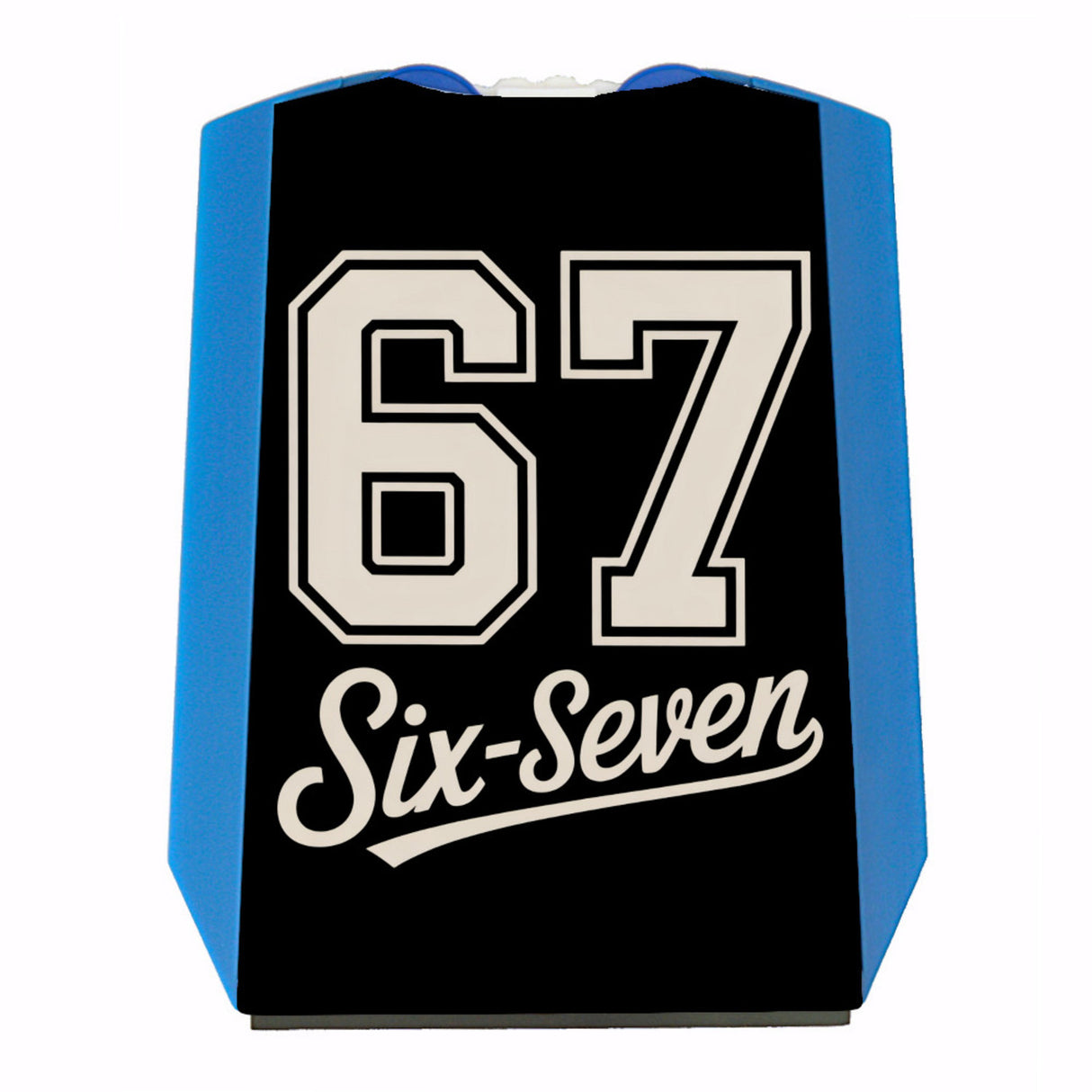 67 six-seven Meme Parkscheibe für Social Media und Internetfans