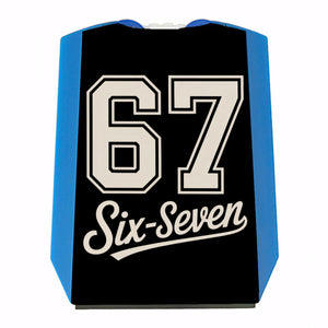 67 six-seven Meme Parkscheibe für Social Media und Internetfans