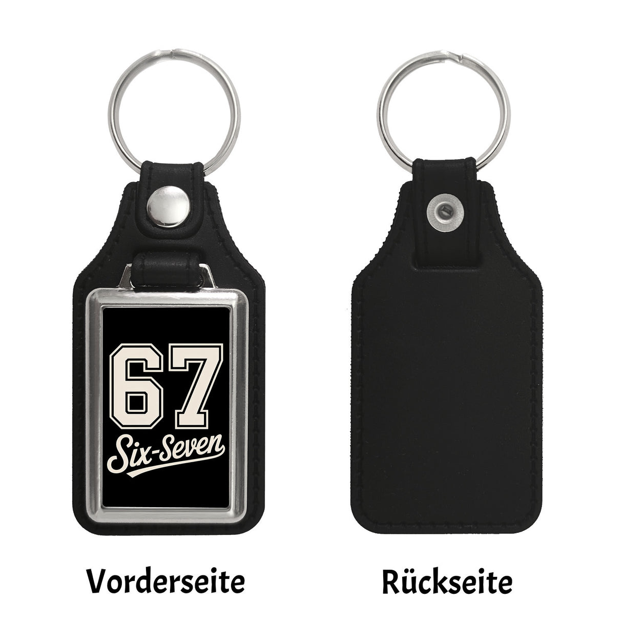 67 six-seven Meme Schlüsselanhänger für Social Media und Internetfans