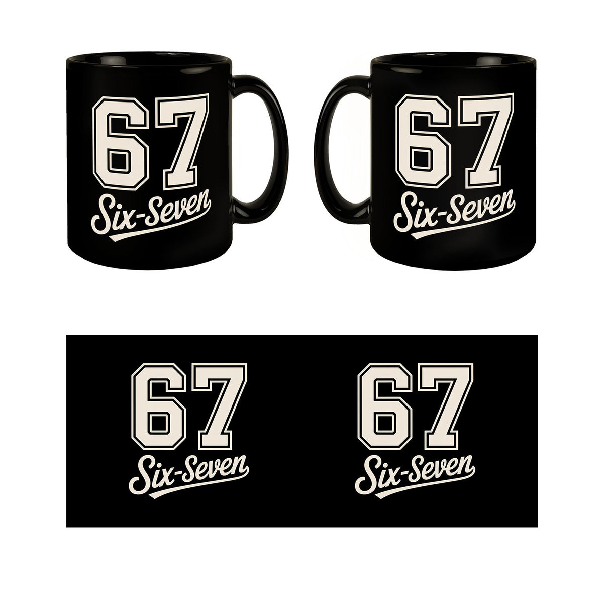 67 six-seven Meme Tasse für Social Media und Internetfans