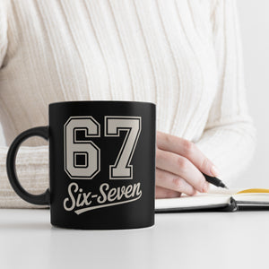 67 six-seven Meme Tasse für Social Media und Internetfans