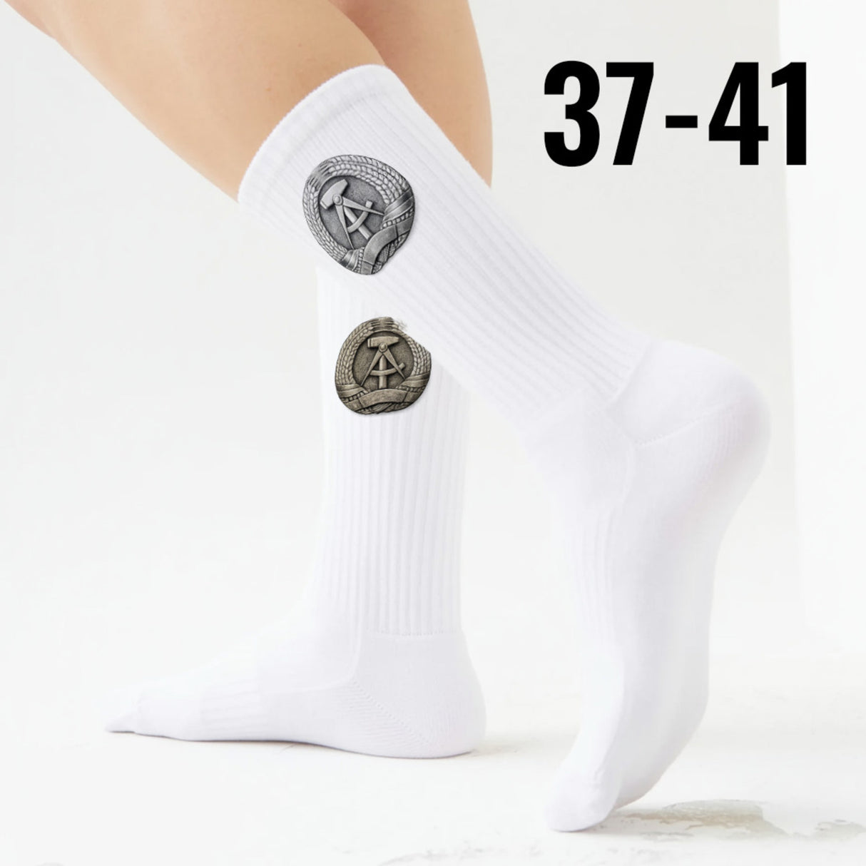 epicsocks DDR-Logo Socken in 37-41 im 6er Set in Geschenkdose im 6er Set in Geschenkbox