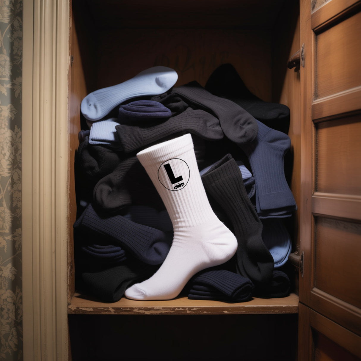 epicsocks Leipzig Vibes Autokennzeichen Socken in 37-41 im Paar