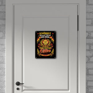 DDR - Schönheit kommt aus dem Osten Metallschild in 15x20 cm