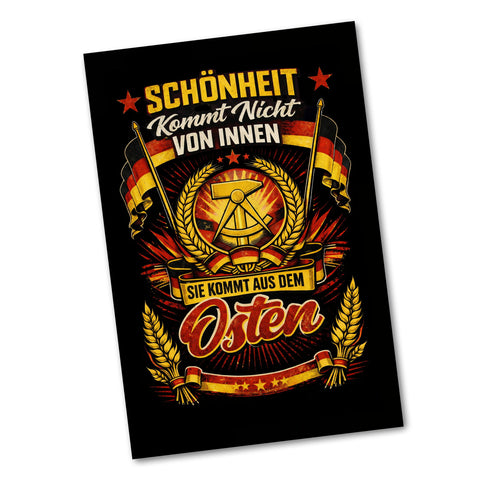 DDR - Schönheit kommt aus dem Osten Souvenir Souvenir Magnet