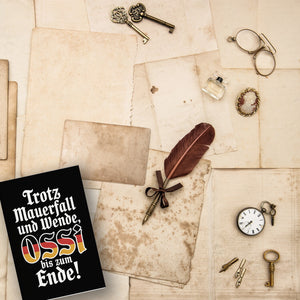 Ossi bis zum Ende Souvenir Souvenir Magnet mit Ossi-Spruch