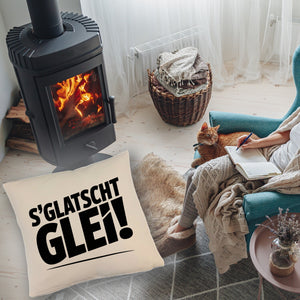 S Glatscht glei! Kissen für Ossis
