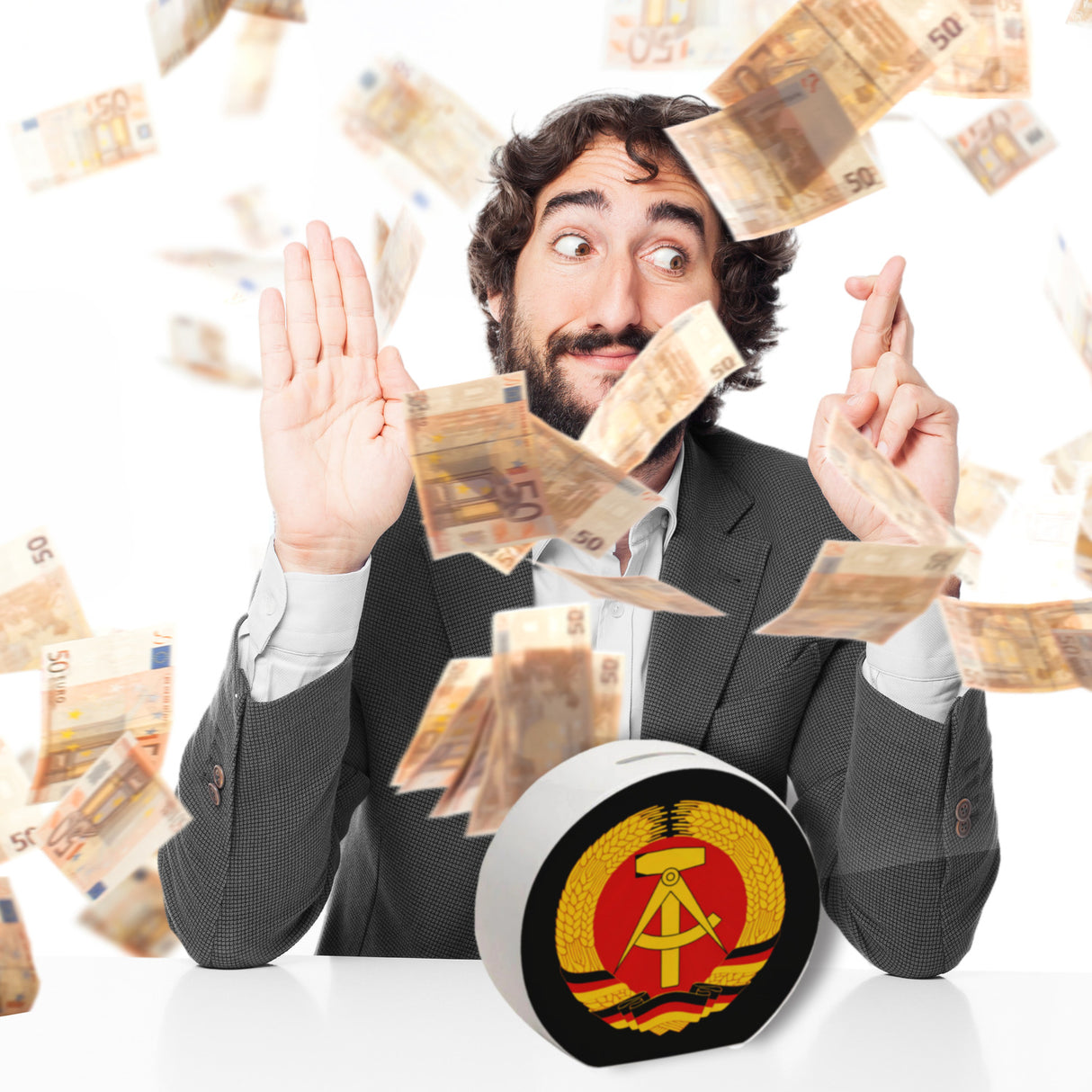 DDR Staatswappen Spardose für Ostalgie-Fans