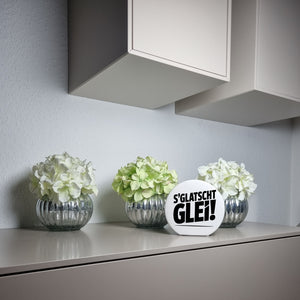 S Glatscht glei! Spardose für Ossis