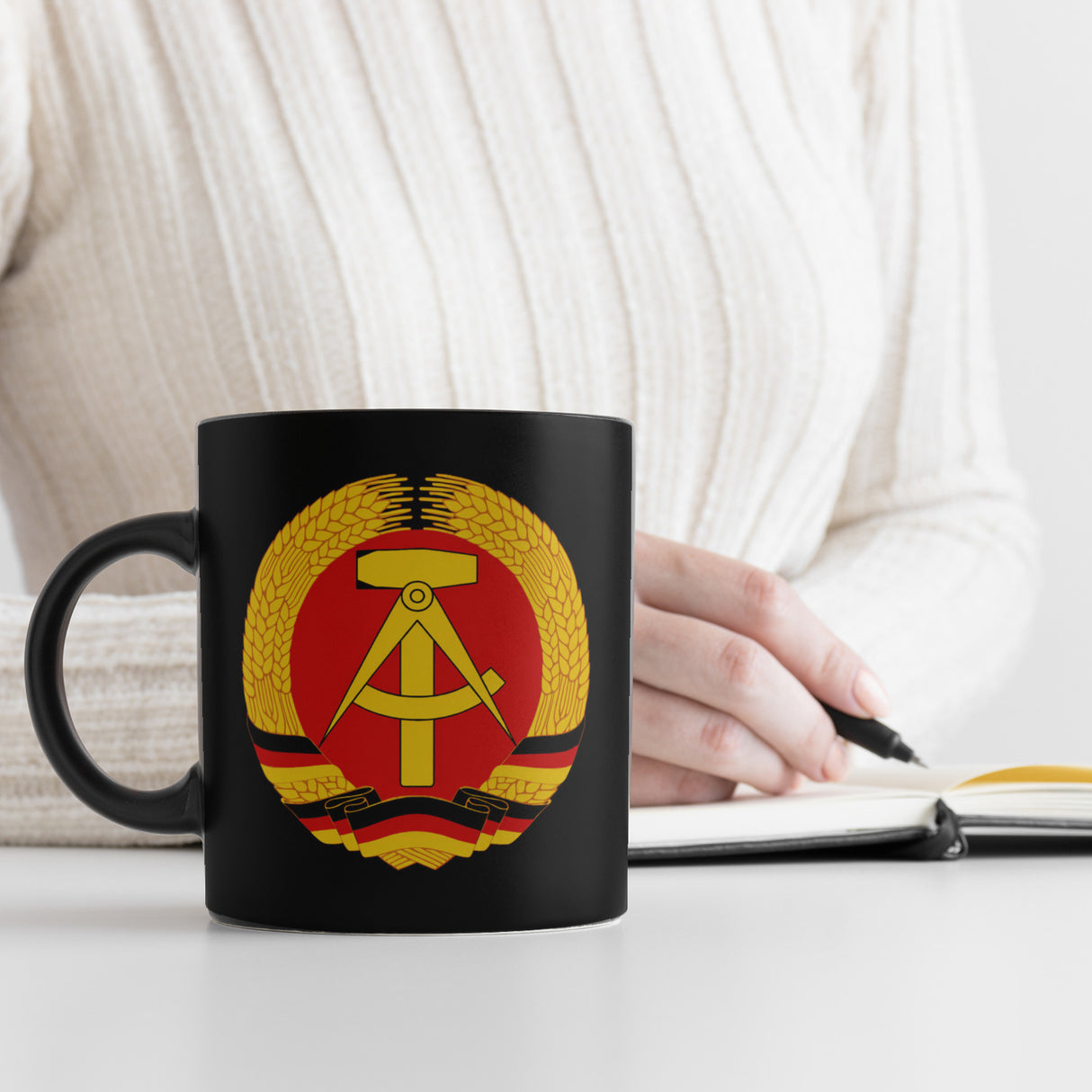 DDR Staatswappen Tasse für Ostalgie Fans