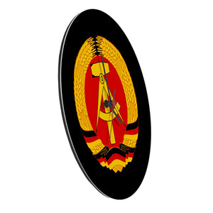 DDR Staatswappen Wanduhr für Ostalgie Fans