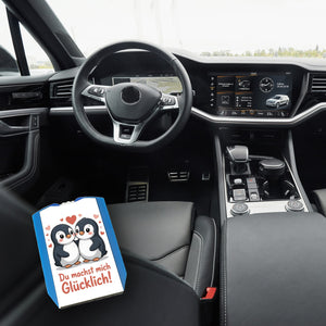 Kawaii Pinguine - Du machst mich glücklich Parkscheibe