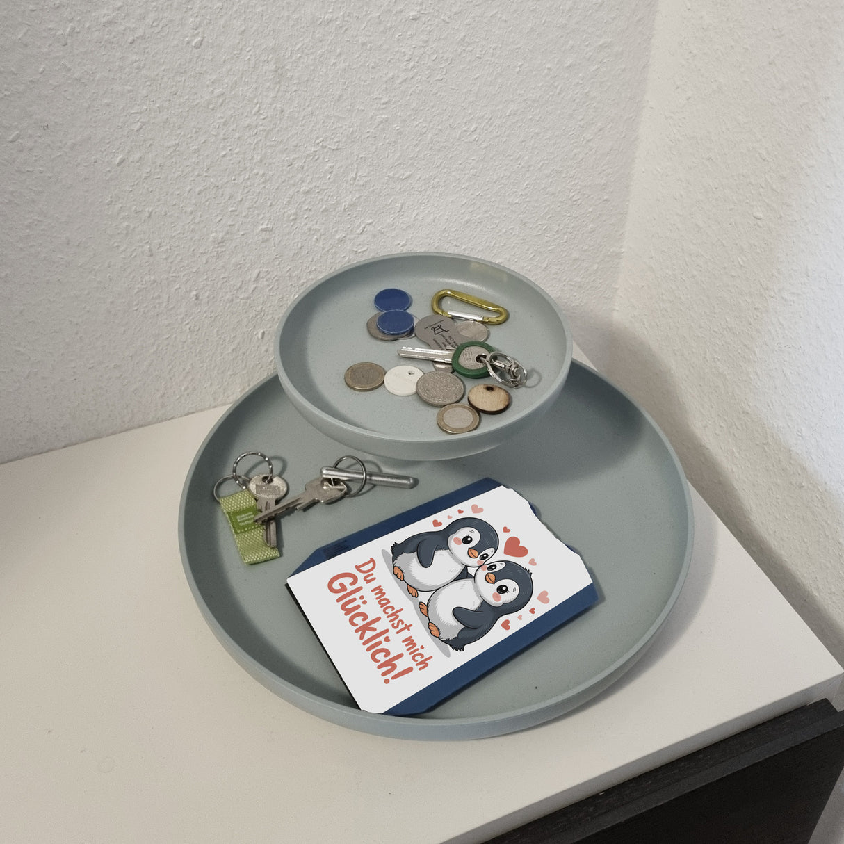 Kawaii Pinguine - Du machst mich glücklich Parkscheibe