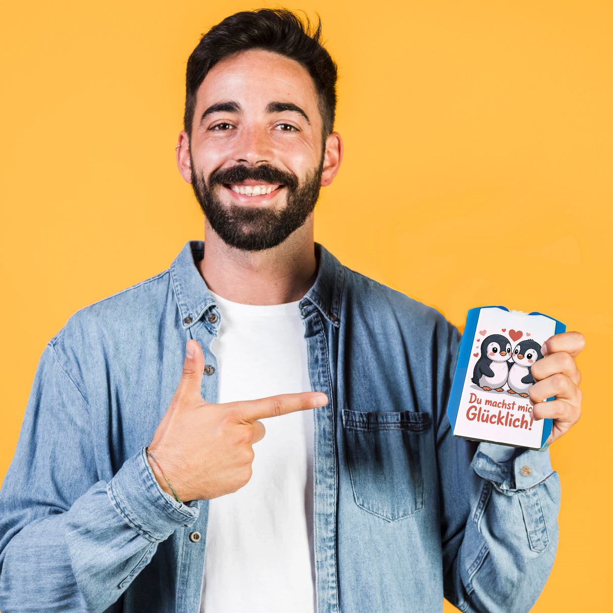 Kawaii Pinguine - Du machst mich glücklich Parkscheibe