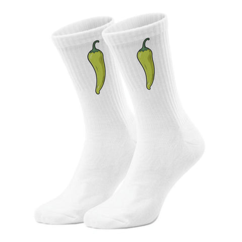 epicsocks Chili Lover Hellgrüne Chili Socken in 37-41 im Paar
