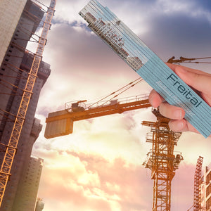 streetline Freital Rathaus Potschappel Meterstab aus Holz