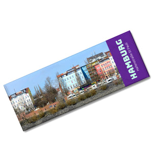 streetline Hamburg Hafenstraße St Pauli Panorama Souvenir Magnet