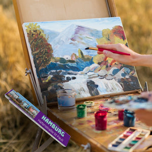 streetline Hamburg Hafenstraße St Pauli Meterstab aus Holz
