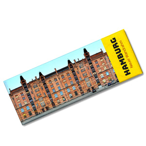 streetline Hamburg Neuer Wandrahm Panorama Souvenir Magnet