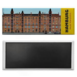 streetline Hamburg Neuer Wandrahm Panorama Souvenir Magnet