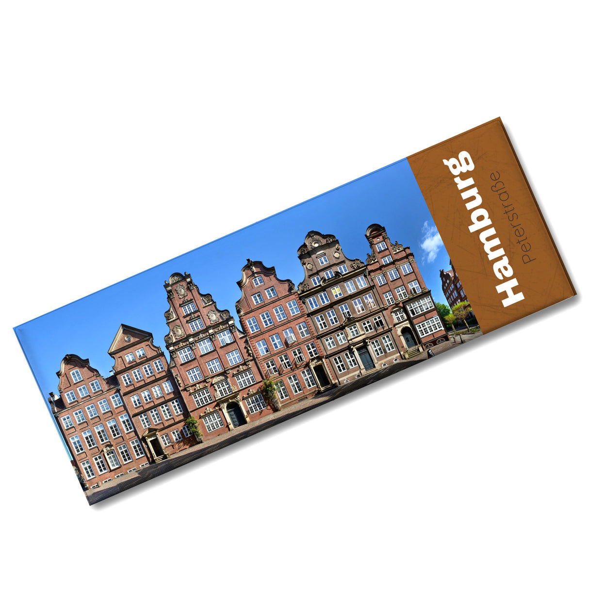 streetline Hamburg Peterstraße Panorama Souvenir Magnet