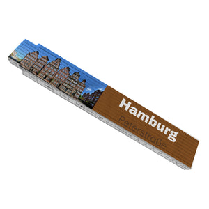 streetline Hamburg Peterstraße Meterstab aus Holz