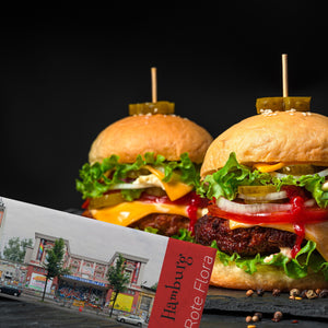 streetline Hamburg Rote Flora Panorama Souvenir Magnet