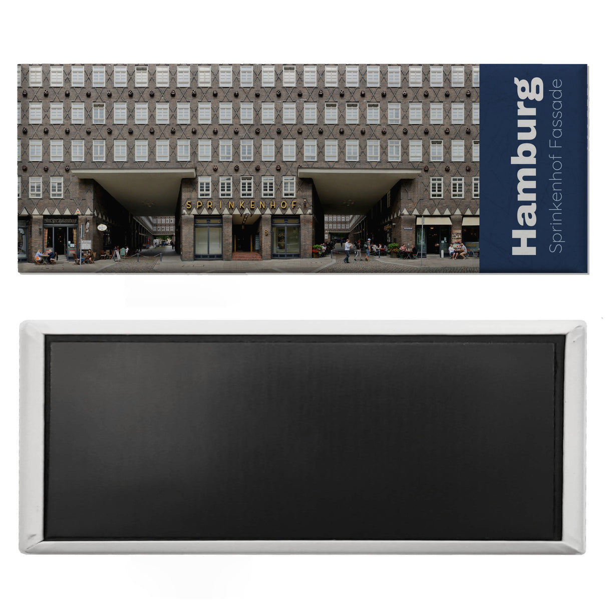 streetline Hamburg Sprinkenhof Fassade Panorama Souvenir Magnet