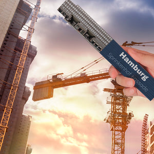 streetline Hamburg Sprinkenhof Fassade Meterstab aus Holz