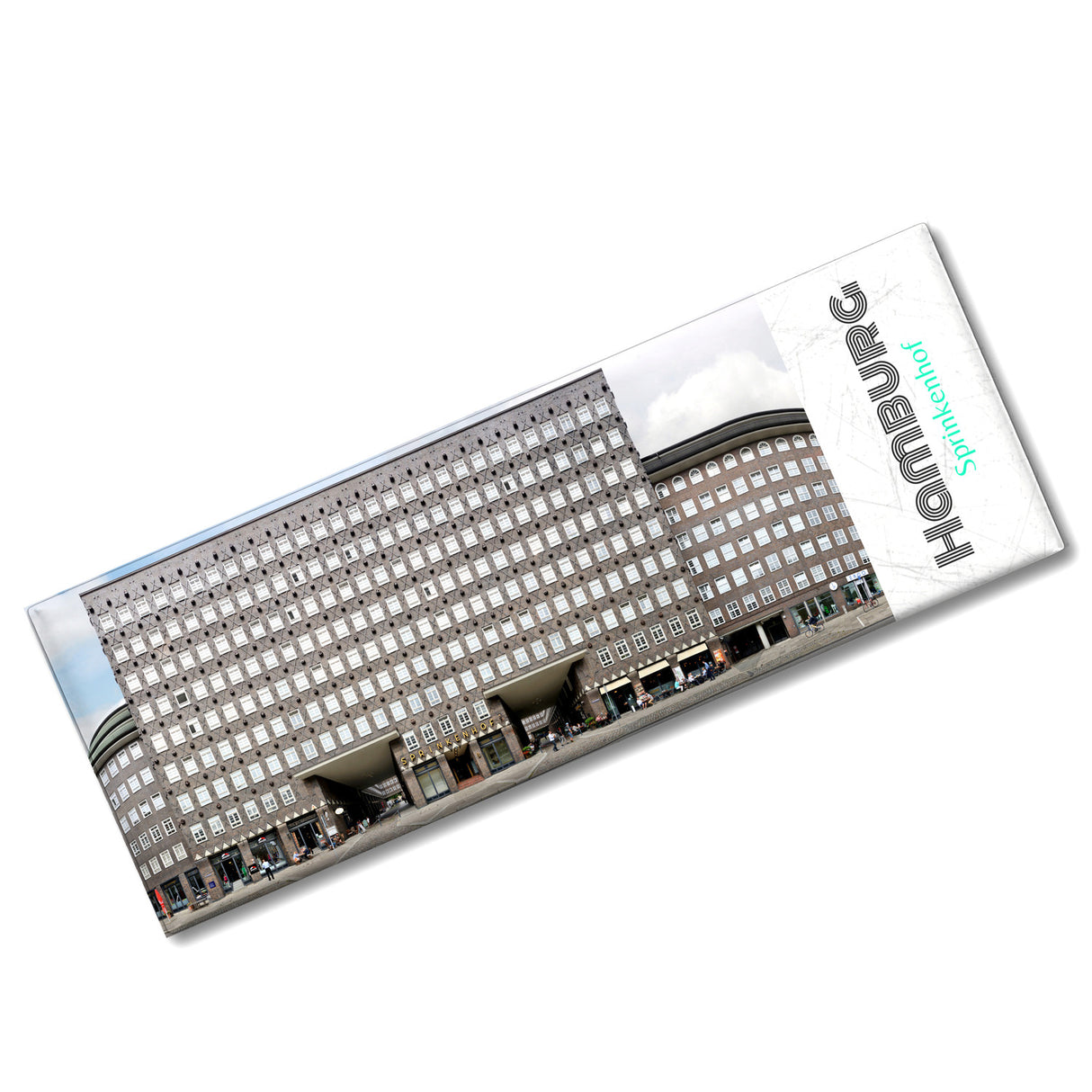 streetline Hamburg Sprinkenhof Panorama Souvenir Magnet