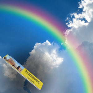 streetline Hamburg Überseeallee Meterstab aus Holz