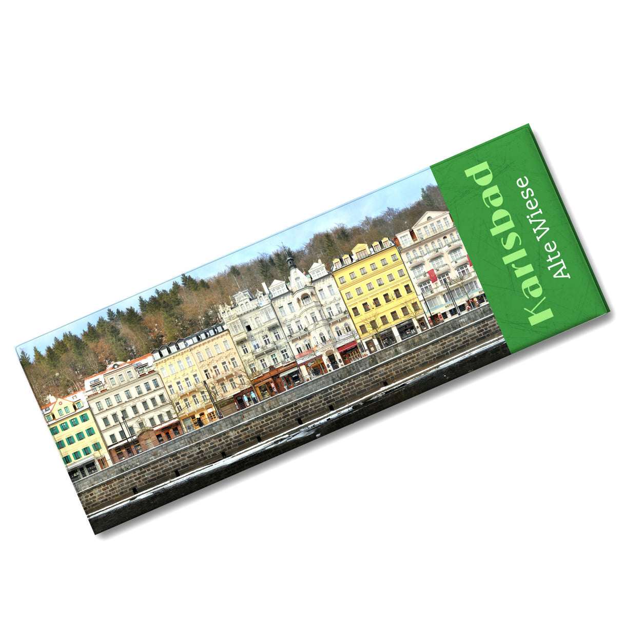 streetline Karlsbad Alte Wiese Panorama Souvenir Magnet