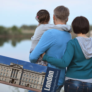 streetline London Buckingham Palace Panorama Souvenir Magnet