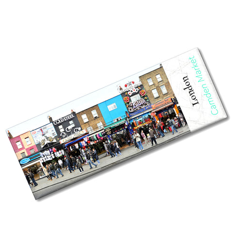 streetline London Camden Market Panorama Souvenir Magnet