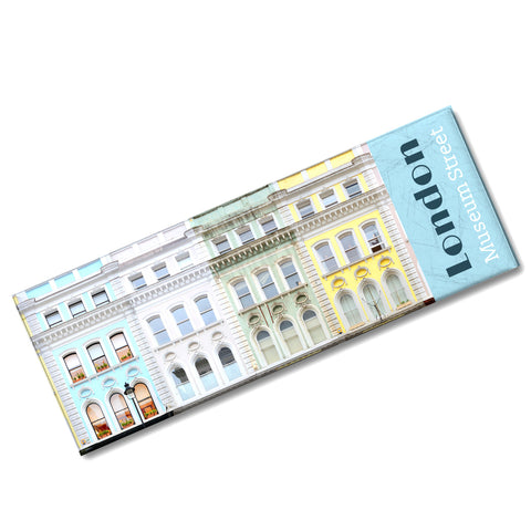 streetline London Museum Street Panorama Souvenir Magnet