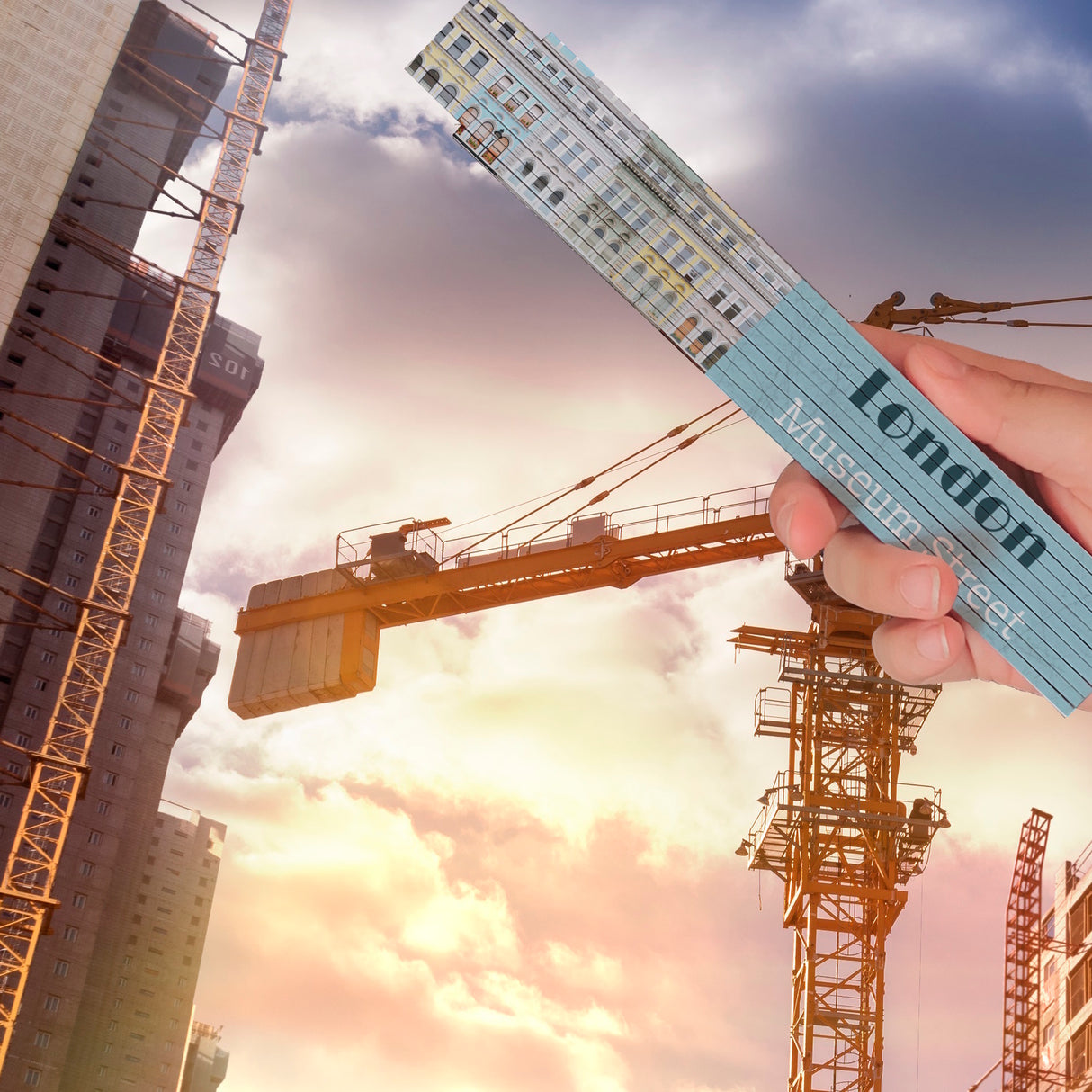 streetline London Museum Street Meterstab aus Holz