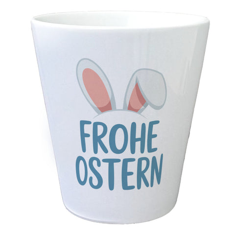 Frohe Ostern Blumentopf mit niedlichen Hasenohren