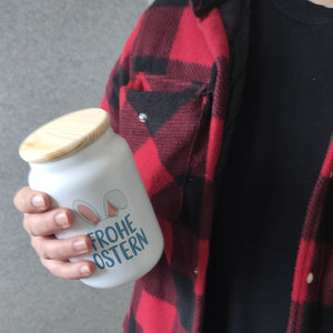 Frohe Ostern Keksdose mit niedlichen Hasenohren