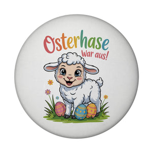 Osterlamm Magnet - Osterhase war aus